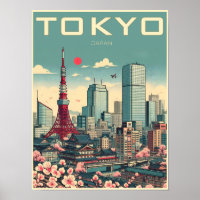 Tokio Poster de regalos cosméticos
