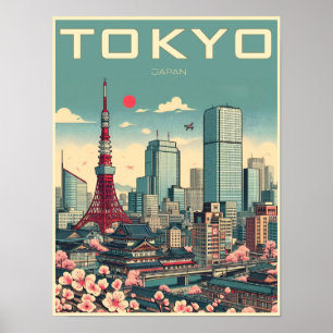 Póster Tokio Poster de regalos cosméticos