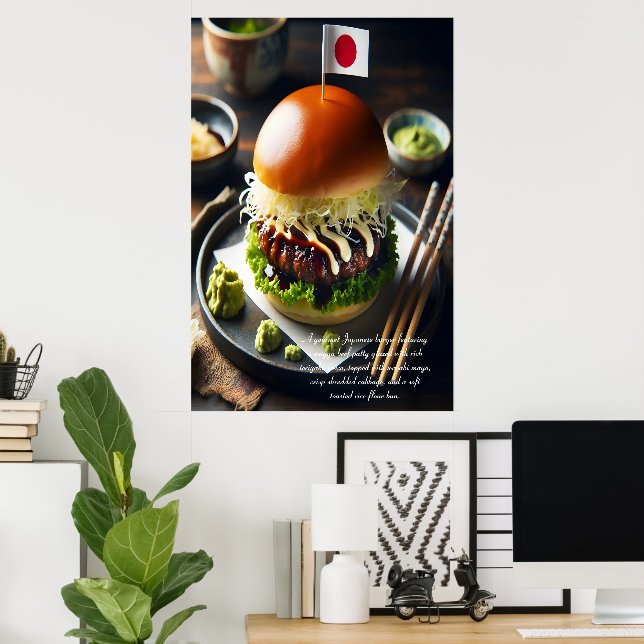 Póster Tokio Temptation Teriyaki 24x36 (Oficina en casa)