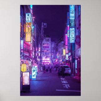 Póster Tokyo a Neon Garden