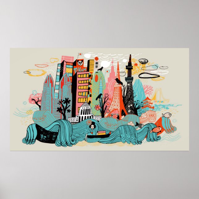 Póster Tokyo Japan (Frente)