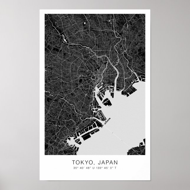 Póster tokyo poster escándalo minimalista (Frente)