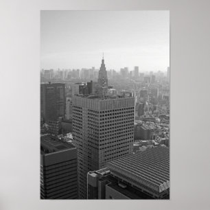 Póster Tokyo skyline
