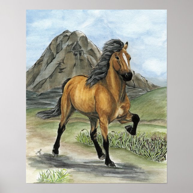 Póster Toldos dorados ~ Imprimir (Frente)