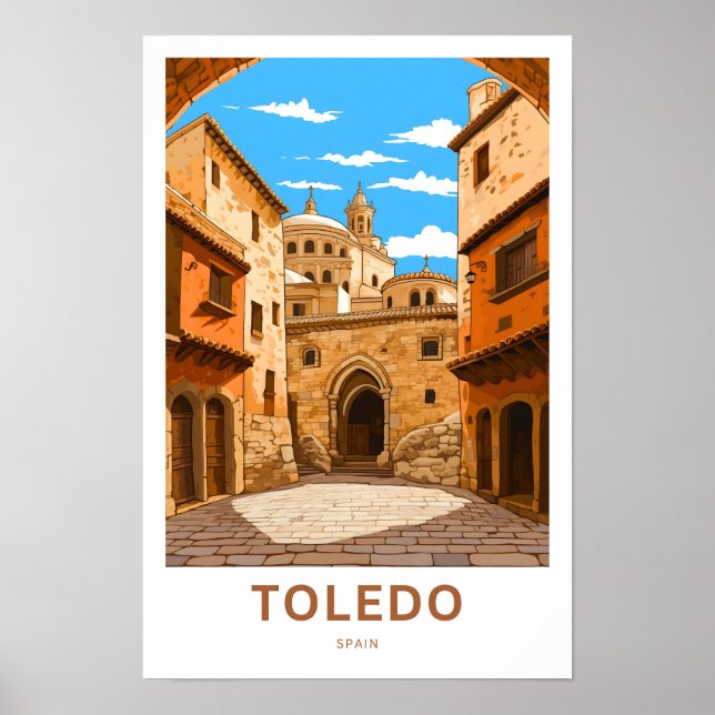 Póster Toledo España Viaje Imprimir (Frente)