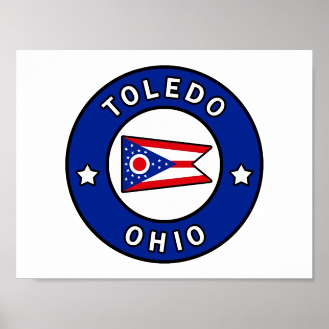 Póster Toledo Ohio (Frente)