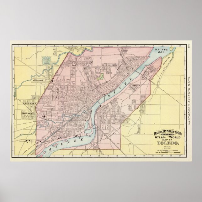 Póster Toledo, Ohio (Frente)