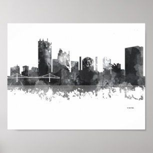 PÓSTER TOLEDO OHIO SKYLINE