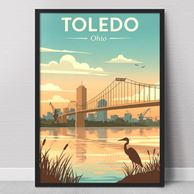 Póster Toledo Ohio Vintage (Subido por el creador)