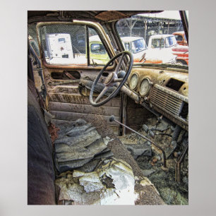 Póster TOLL of TIME on CHEVY TRUCK c. 1946