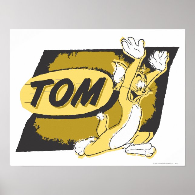 Póster Tom persiguiendo (Frente)