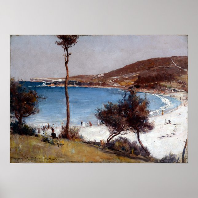 Póster Tom Roberts Holiday Sketch en Coogee (Frente)