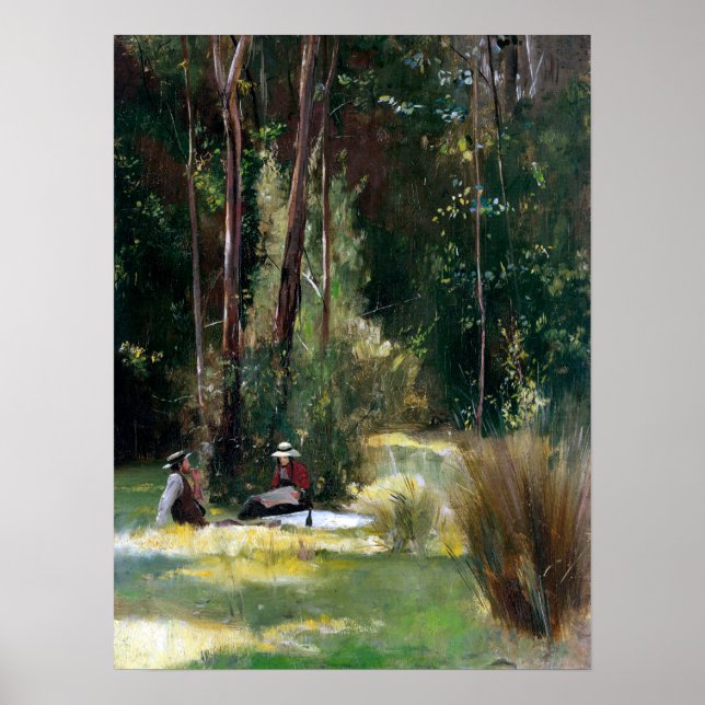 Póster Tom Roberts Una Tarde Dominical (Frente)