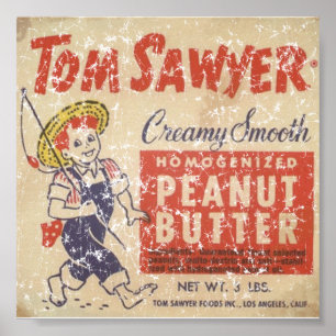 Póster Tom Sawyer - 1945 - afligido