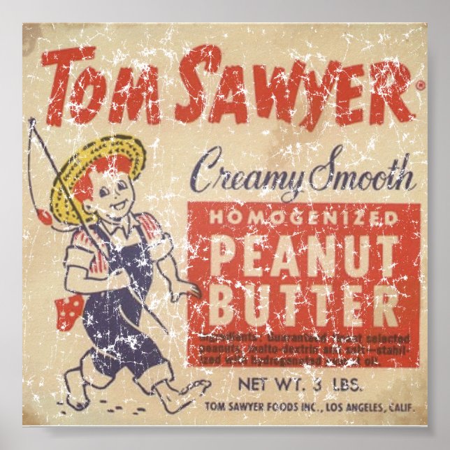Póster Tom Sawyer - 1945 - afligido (Frente)