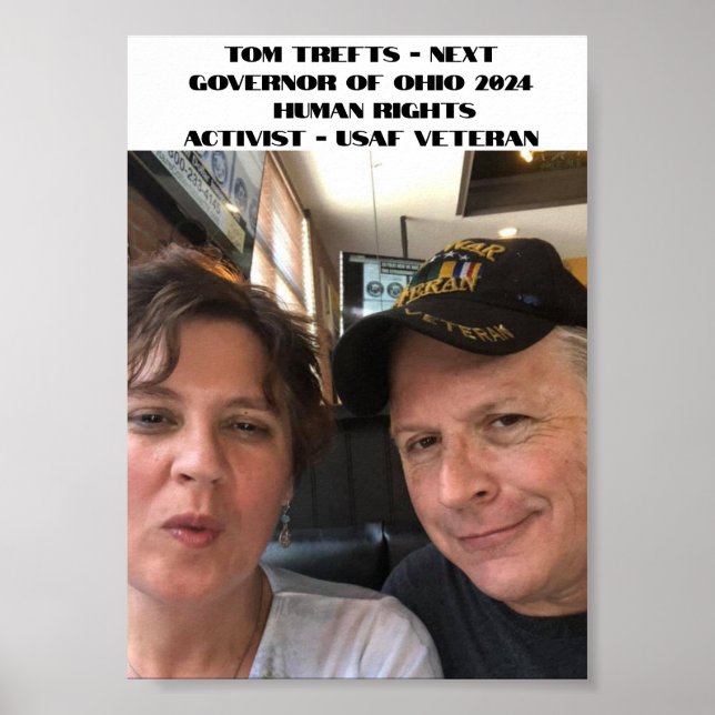 Póster Tom Se Refiere Al Gobernador De Ohio 2024 (Frente)