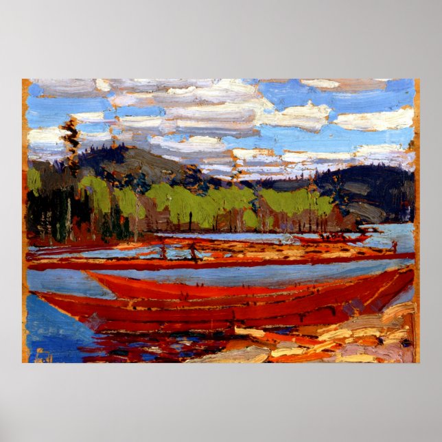 Póster Tom Thomson - Bateaux (Frente)