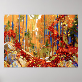 Póster Tom Thomson - Garland de otoño