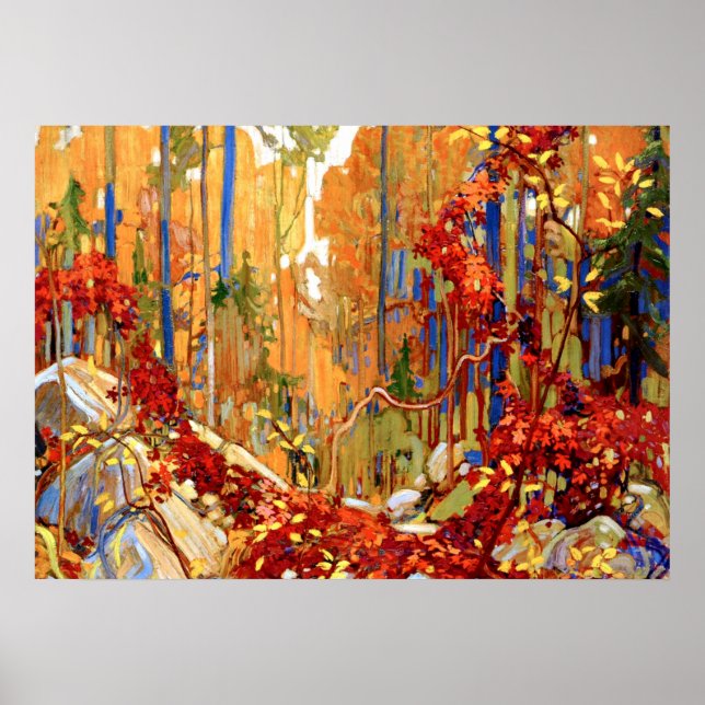 Póster Tom Thomson - Garland de otoño (Frente)