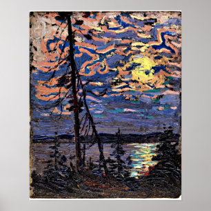 Póster Tom Thomson - Luz de luna
