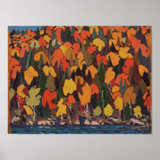 Póster Tom Thomson Painting Ontario Landscape Poster