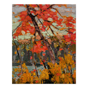 Póster Tom Thomson - Twisted Maple