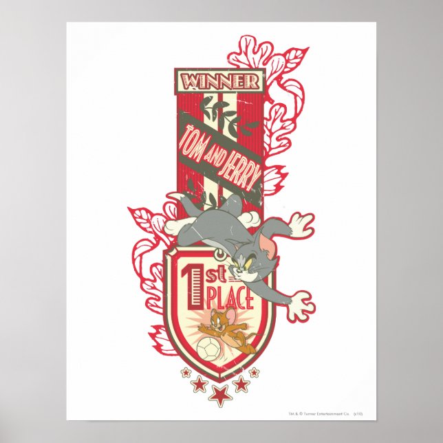 Póster Tom y Jerry 1er lugar 1 (Frente)