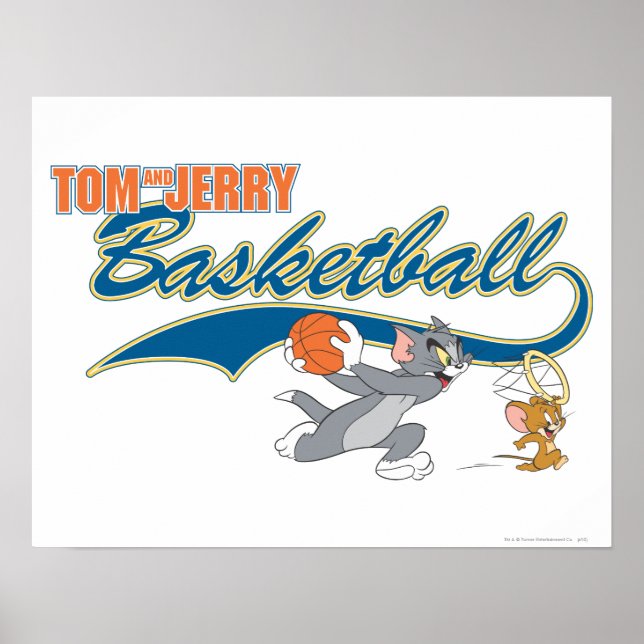 Póster Tom y Jerry Basketball 5 (Frente)