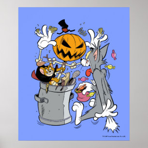 Póster Tom y Jerry   Boo a Tom