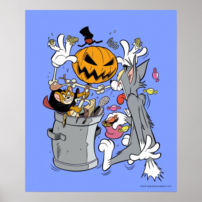 Póster Tom y Jerry | Boo a Tom (Frente)