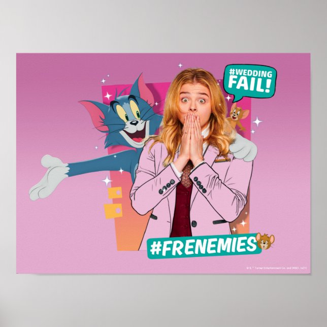 Póster Tom y Jerry con Kayla - Frenemies (Frente)