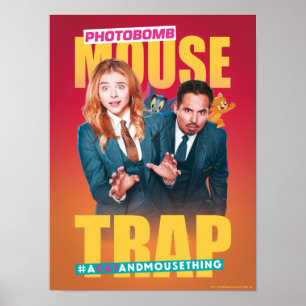 Póster Tom y Jerry con Kayla y Terrance - Trampa del rató