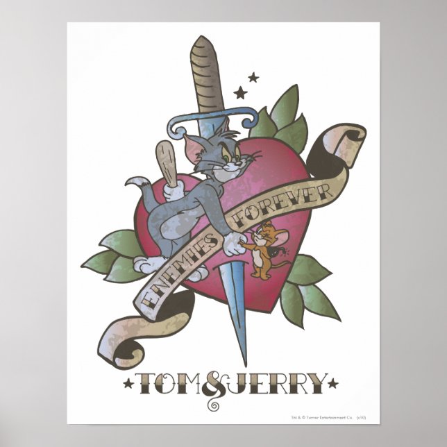 Póster Tom y Jerry Enemies para siempre 2 (Frente)