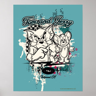 Póster Tom y Jerry Hollywood CA