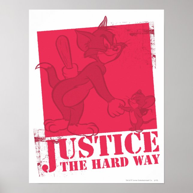 Póster Tom y Jerry Justice (Frente)
