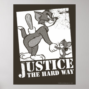 Póster Tom Y Jerry Justice