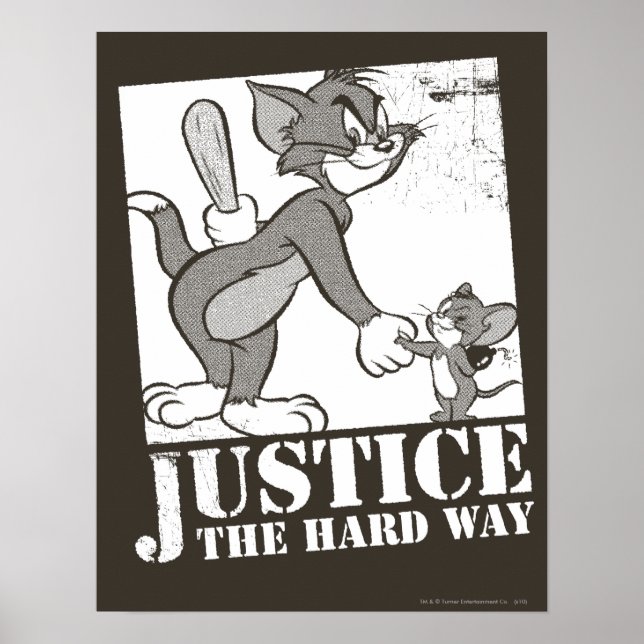 Póster Tom Y Jerry Justice (Frente)