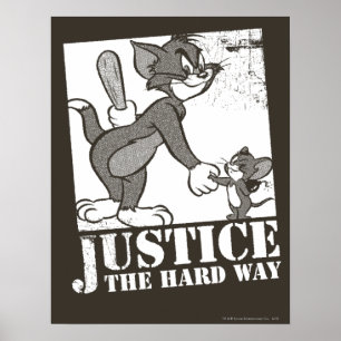 Póster Tom Y Jerry Justice