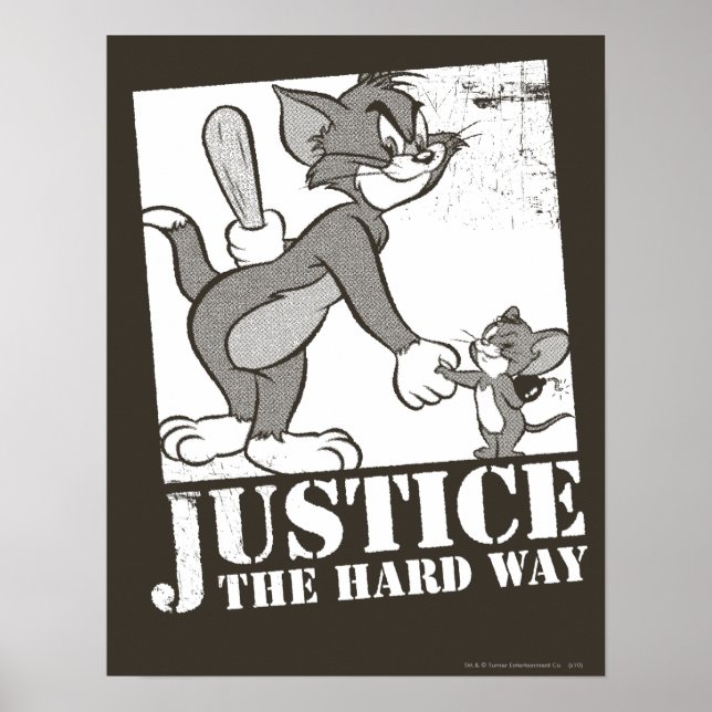 Póster Tom Y Jerry Justice (Frente)