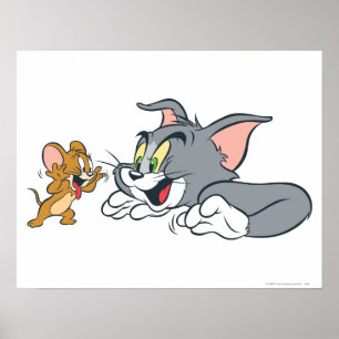 Póster Tom y Jerry Make Faces