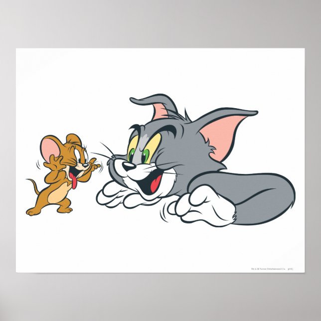 Póster Tom y Jerry Make Faces (Frente)