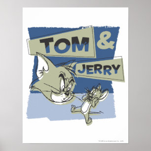 Póster Tom y Jerry Scardey Mouse