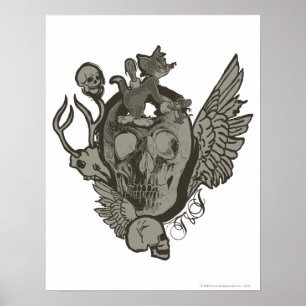 Póster Tom y Jerry Skull