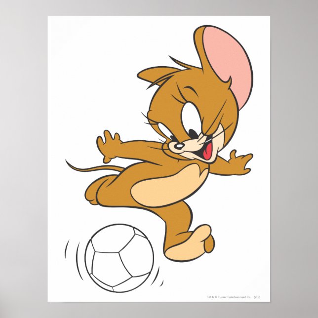 Póster Tom y Jerry Soccer (fútbol) 2 (Frente)