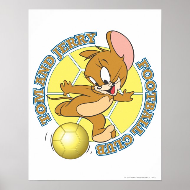Póster Tom y Jerry Soccer (fútbol) 4 (Frente)