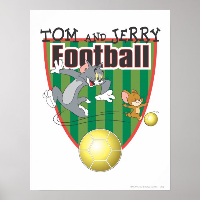 Póster Tom y Jerry Soccer (fútbol) 6 (Frente)