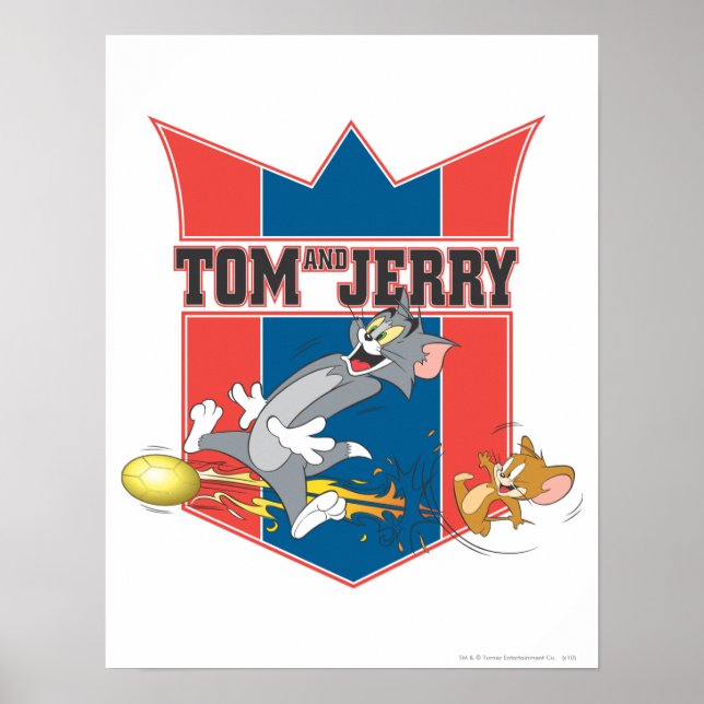 Póster Tom y Jerry Soccer (fútbol) 7 (Frente)