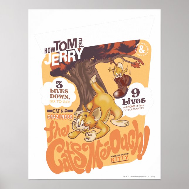 Póster Tom y Jerry The Cats Me-Ouch (Frente)