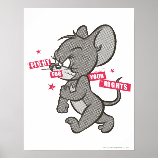 Póster Tom y Jerry Tough Mouse 3 (Frente)