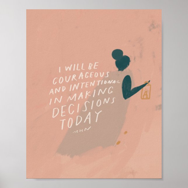 Póster Toma de decisiones - Oferta Inspiradora de Office (Frente)